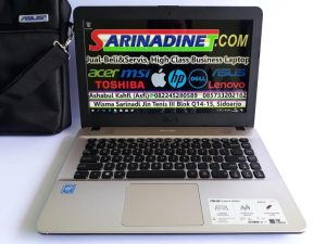 Asus X441N Intel N3350 Ram 4GB HDD 500GB 14inHD DVD Batt4Jam Win10 Ori [SOLD-Out]