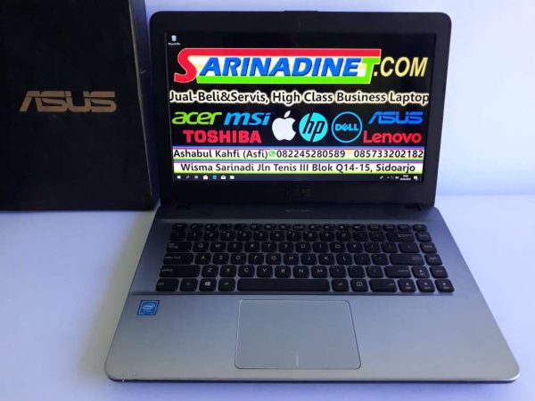 Asus X441N Intel 2,4GHz HDD 500GB 14inHD DVD Batt 4Jam Gransi 2019 Nov [SOLD-Out]