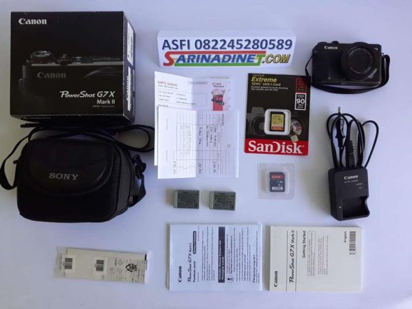 Canon G7X Mark II Mulus99%LikeNEW FullSet Gransi Resmi Februari 2020 [SOLD]