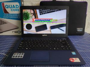 Axioo Neon TNN Intel Quad Core N2940 14in HD 500 GB DVD-RW Batt 4 Jam [SOLD-Out]