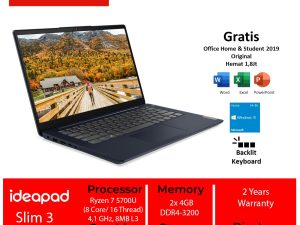 Lenovo IdeaPad Slim 3 14ALC6 Ryzen 7 5700U 8GB 512GB FHD IPS W10 OHS [SOLD Out]