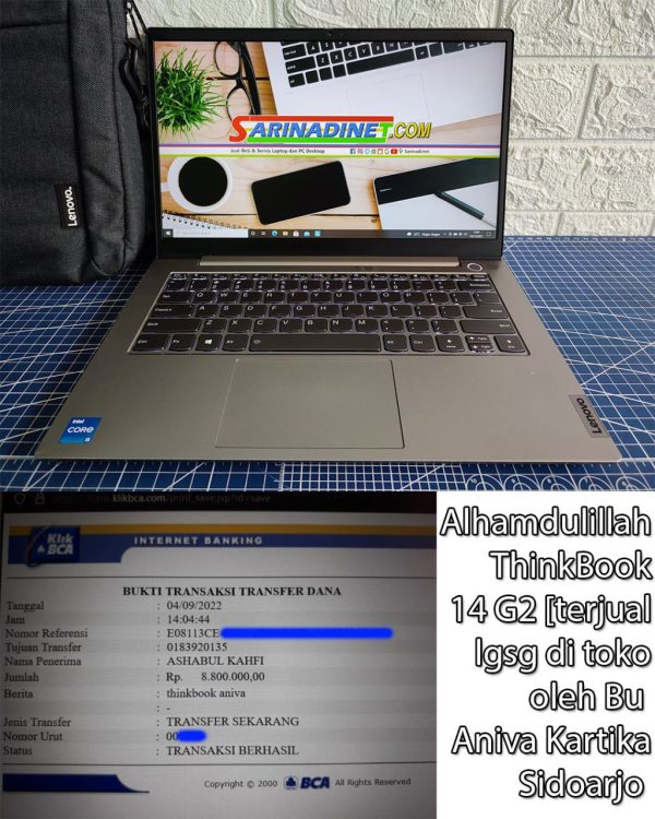 Thinkbook 14 G2 Intel EVO i5-1135G7 SSD 512GB 14 FHD IPS Thunderbolt 4 [Sold-Out] - Image 6